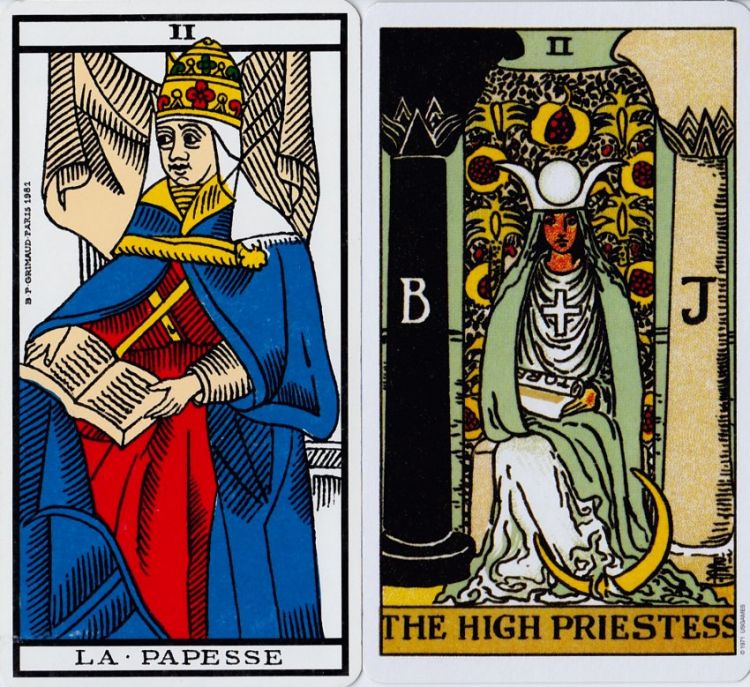 2. Die Päpstin (PAPESSE) / Die Hohepriesterin