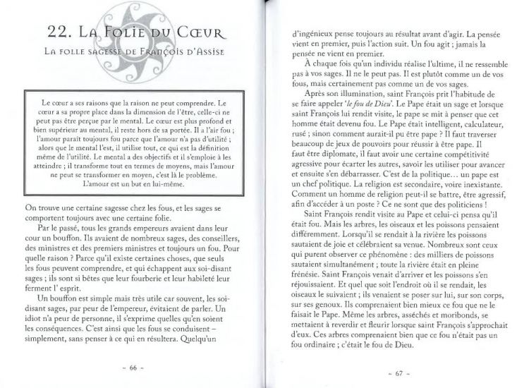The booklet 2nd part: Meaning of the cards